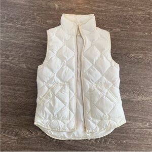 J. Crew Down Quilted Winter Vest. Size XS